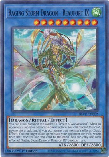 Raging Storm Dragon - Beaufort IX - BLVO-EN082 - Common 1st Edition