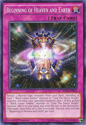 Beginning of Heaven and Earth - RATE-EN073 - Common 1st Edition