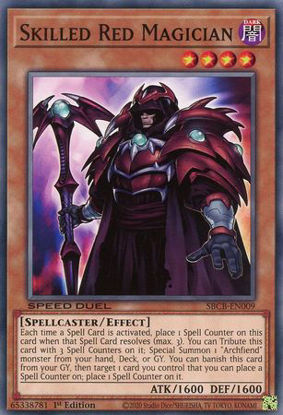 Skilled Red Magician - SBCB-EN009 - Common 1st Edition