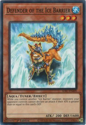 Defender of the Ice Barrier - SDFC-EN009 - Common 1st Edition