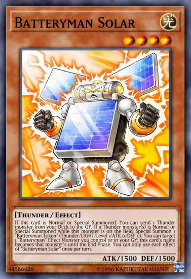 Batteryman Solar - FLOD-EN027 - Common 1st Edition