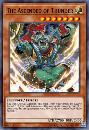 The Ascended of Thunder - MP18-EN060 - Common 1st Edition