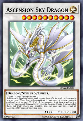 Ascension Sky Dragon - LEHD-ENB34 - Ultra Rare 1st Edition