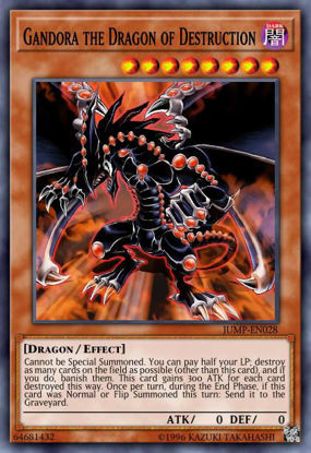Gandora the Dragon of Destruction - YGLD-ENC03 - Common Unlimited