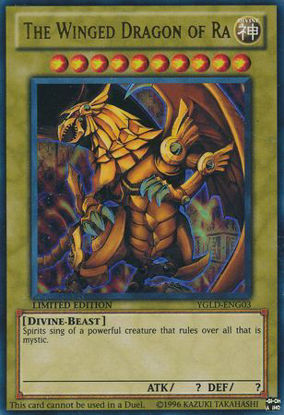 The Winged Dragon of Ra - YGLD-ENG03 - Ultra Rare Limited Edition