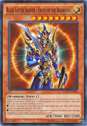Black Luster Soldier - Envoy of the Beginning - YGLD-ENA02 - Common Unlimited