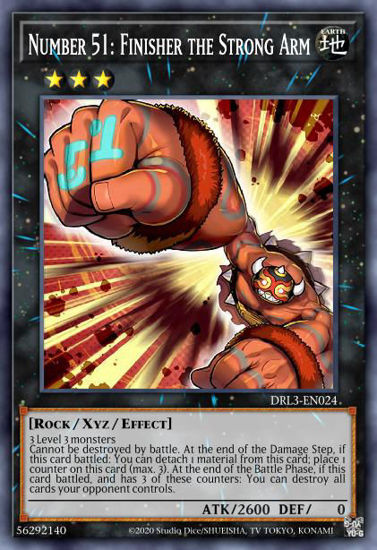 Number 51: Finisher the Strong Arm - DLCS-EN120 - Common 1st Edition