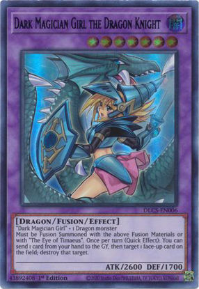 Dark Magician Girl the Dragon Knight (Alternate Art) - DLCS-EN006 - Ultra Rare 1st Edition