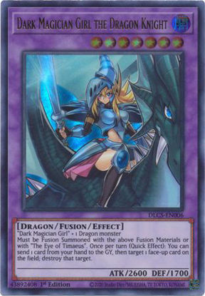 Dark Magician Girl the Dragon Knight (Purple) - DLCS-EN006 - Ultra Rare 1st Edition