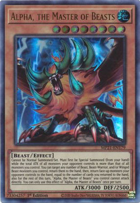 Alpha, the Master of Beasts - MP21-EN179 - UR 1st Edition