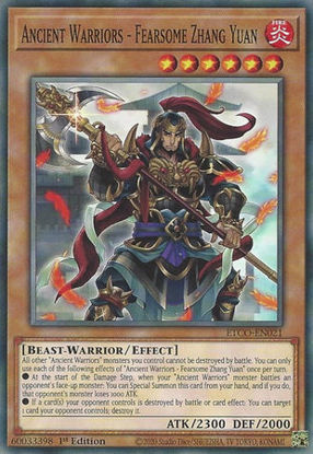 Ancient Warriors - Fearsome Zhang Yuan - ETCO-EN021 - Common 1st Edition