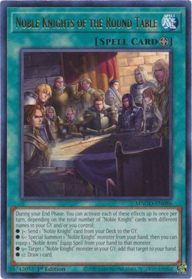Noble Knights of the Round Table - MAGO-EN086 - Rare 1st Edition