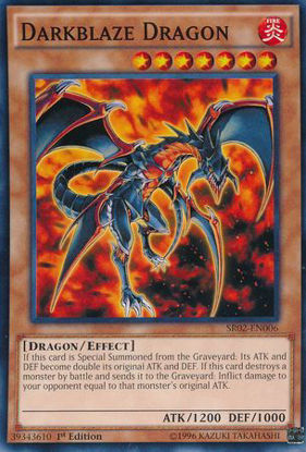 Darkblaze Dragon - SR02-EN006 - Common 1st Edition