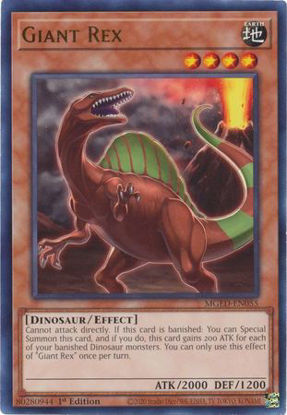 Giant Rex - MGED-EN055 - Rare 1st Edition