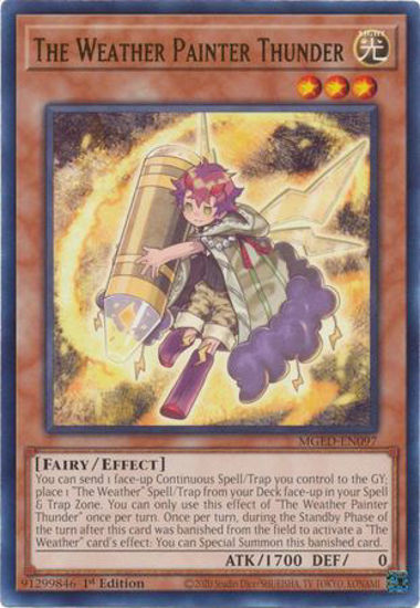 The Weather Painter Thunder - MGED-EN097 - Rare 1st Edition