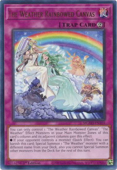 The Weather Rainbowed Canvas - MGED-EN101 - Rare 1st Edition