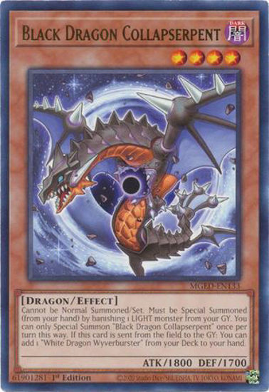 Black Dragon Collapserpent - MGED-EN133 - Rare 1st Edition