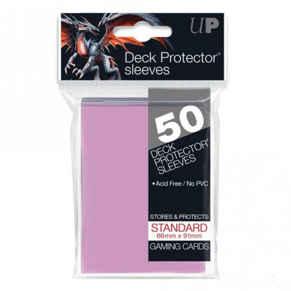 Ultra PRO - 50 Standard Size Card Sleeves - Pink