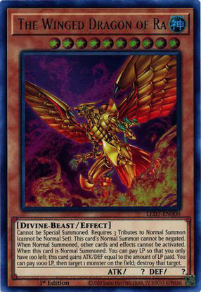 The Winged Dragon of Ra - LED7-EN000 - Ultra Rare Unlimited