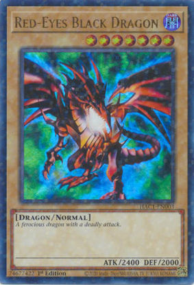 Red-Eyes Black Dragon - HAC1-EN003 - Duel Terminal Ultra Parallel Rare 1st Edition