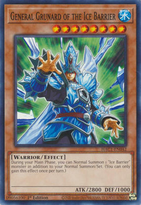 General Grunard of the Ice Barrier - HAC1-EN042 - Common 1st Edition