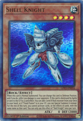 Shell Knight - GFP2-EN016 - Ultra Rare 1st Edition