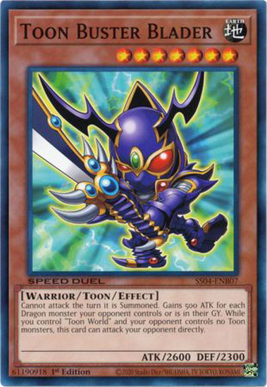 Toon Buster Blader - SS04-ENB07 - Common 1st Edition