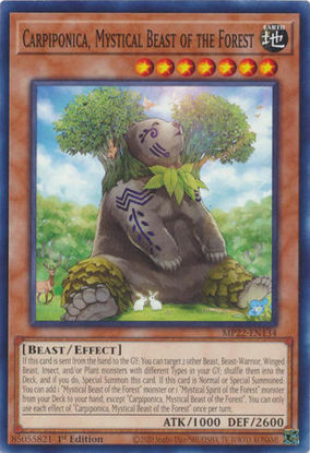 Carpiponica, Mystical Beast of the Forest - MP22-EN134 - Common 1st Edition