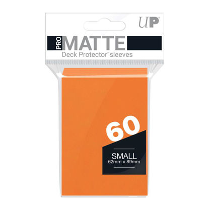 Ultra Pro Deck Protectors - Small Size (60) - Matte Orange