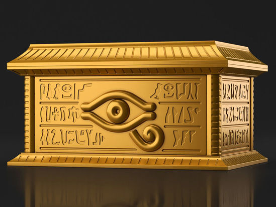 YuGiOh! Gold Sarcophagus For Ultimagear Millennium Puzzle