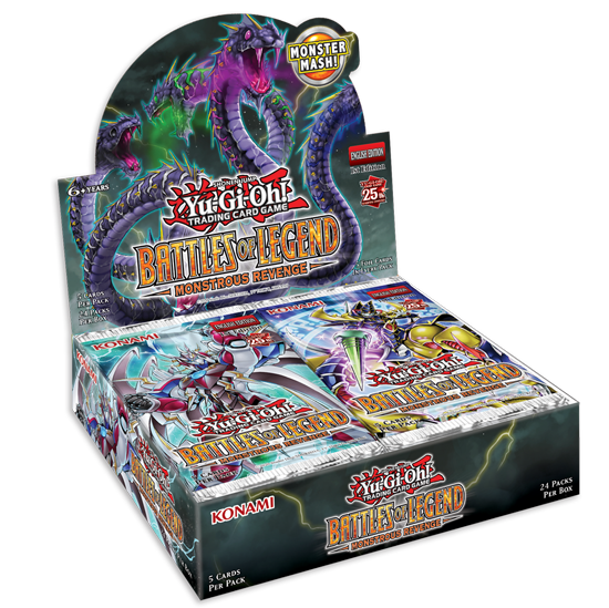 Battles of Legend: Monstrous Revenge - Booster Display (24 Packs) 1st Edition