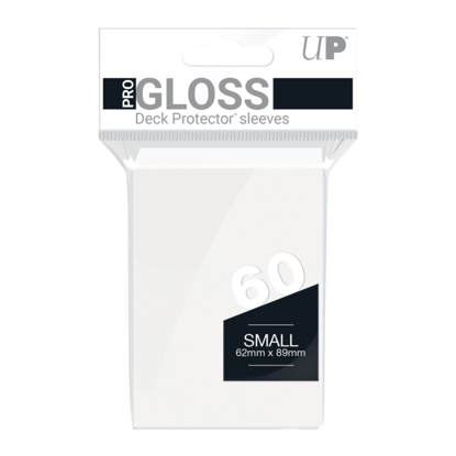 Ultra PRO - 60 Small Size Card Sleeves - Gloss White