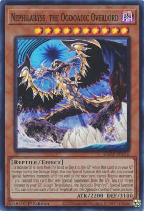 Nephilabyss, the Ogdoadic Overlord - AGOV-EN016 - Super Rare 1st Edition