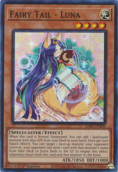 Fairy Tail - Luna - RA01-EN009 - (V.1 - Super Rare) 1st Edition