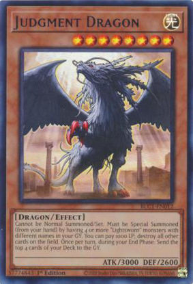Judgment Dragon - BLC1-EN012 - Ultra Rare 1st Edition