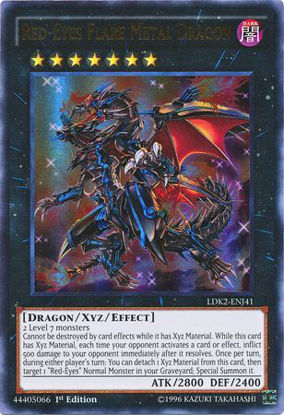 Red-Eyes Flare Metal Dragon - LDK2-ENJ41 - Ultra Rare Unlimited