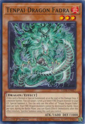 Tenpai Dragon Fadra - LEDE-EN017 - Common 1st Edition