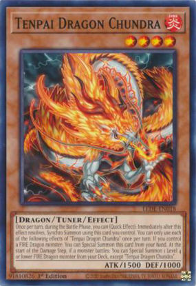 Tenpai Dragon Chundra - LEDE-EN018 - Common 1st Edition