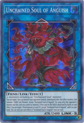 Unchained Soul of Anguish - MP20-EN174 - Super Rare 1st Edition