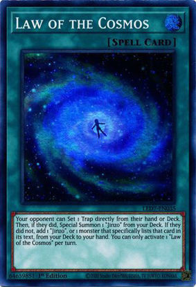 Law of the Cosmos - LED7-EN035 - Super Rare 1st Edition