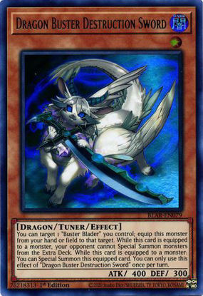 Dragon Buster Destruction Sword - BLAR-EN079 - Ultra Rare 1st Edition