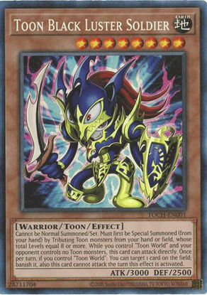 Toon Black Luster Soldier - TOCH-EN001 - Ultra Rare Unlimited