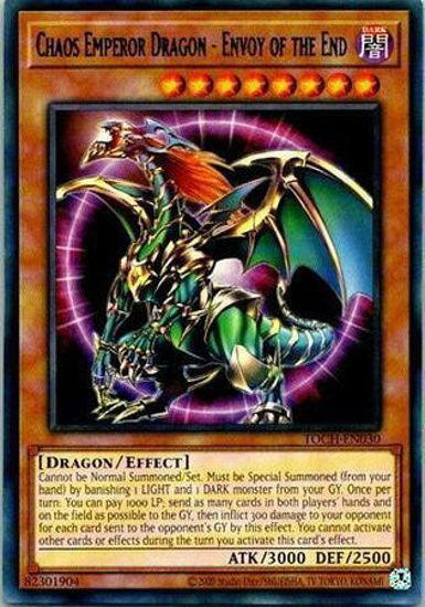 Chaos Emperor Dragon - Envoy of the End - TOCH-EN030 - Rare Unlimited