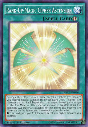 Rank-Up-Magic Cipher Ascension - RATE-EN056 - Common 1st Edition