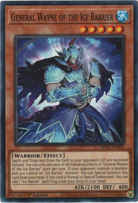 General Wayne of the Ice Barrier - SDFC-EN001 - Common 1st Edition