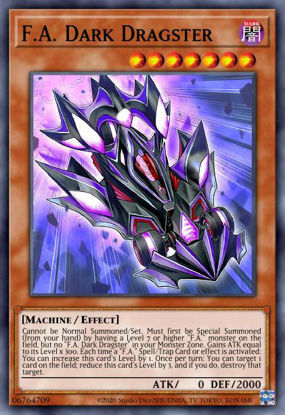 F.A. Dark Dragster - MP19-EN060 - Common 1st Edition