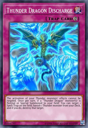 Thunder Dragon Discharge - MP19-EN208 - Common 1st Edition
