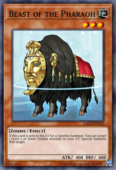 Beast of the Pharaoh - SR07-EN021 - Common 1st Edition