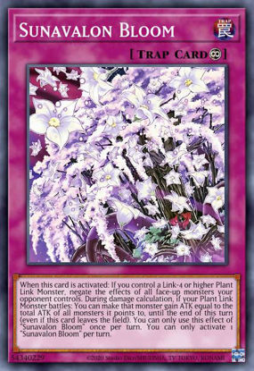 Sunavalon Bloom - GFTP-EN026 - Ultra Rare 1st Edition