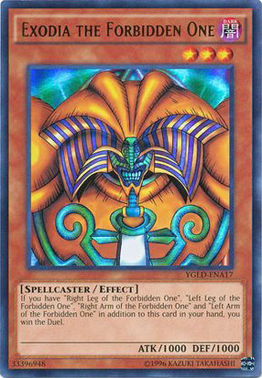 Exodia the Forbidden One - YGLD-ENA17 - Ultra Rare Unlimited